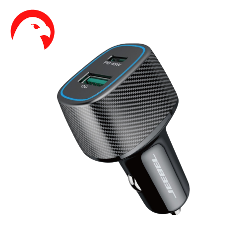 شاحن سيارة 63 واط مخرجين USB PD 63W