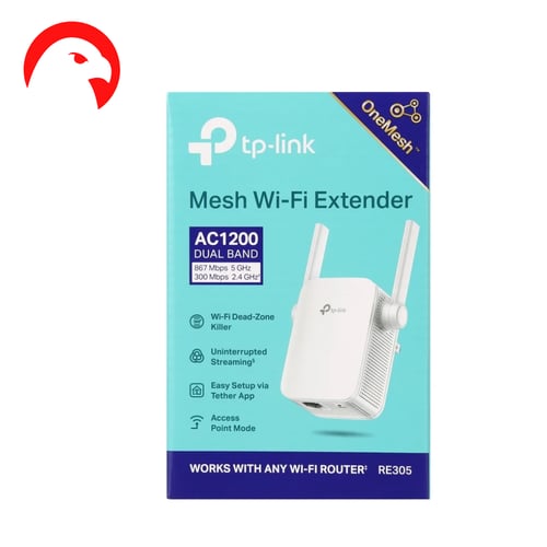 مقوي وموسع واي فاي TP-Link RE305 AC1200 Mesh مزدوج...