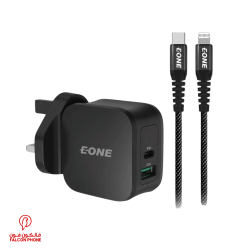شاحن جداري PD مع كيبل ايفون PD من EONE