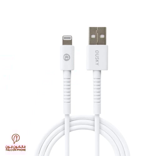 عرض 3 كابلات ايفون 1.2 متر من دسكي ابيض
