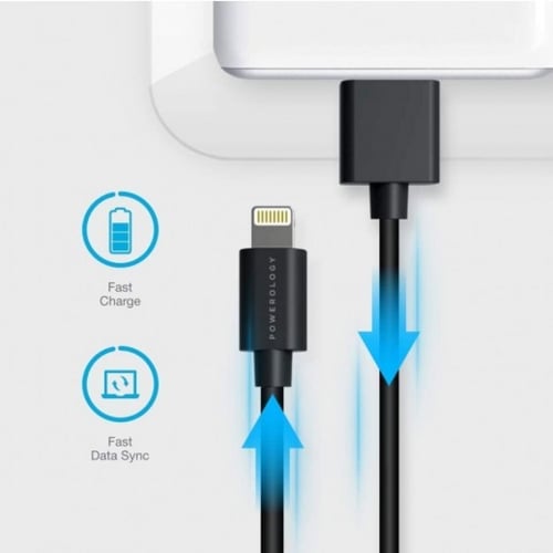 كابل باورولوجي يو اس بي إلى لايتنينغ بطول 3 متر