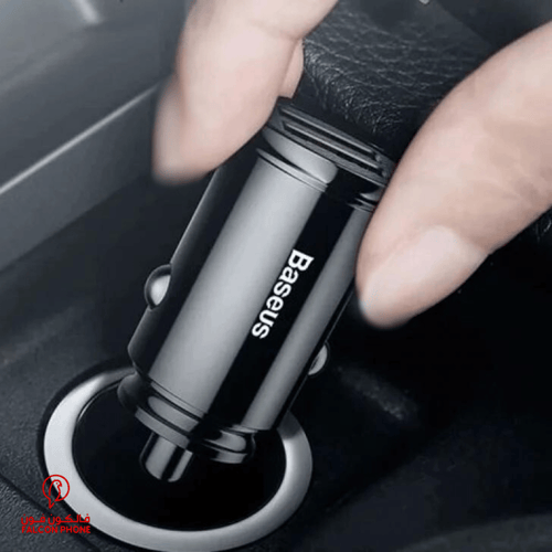 شاحن سيارة Baseus منفذين USB-A و USB-C بقوة 30 وات