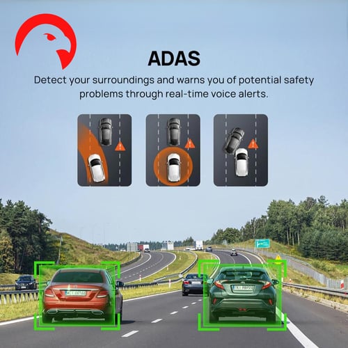 70mai - كاميرا سيارة داش كام A510 Set أمامية وخلفي...