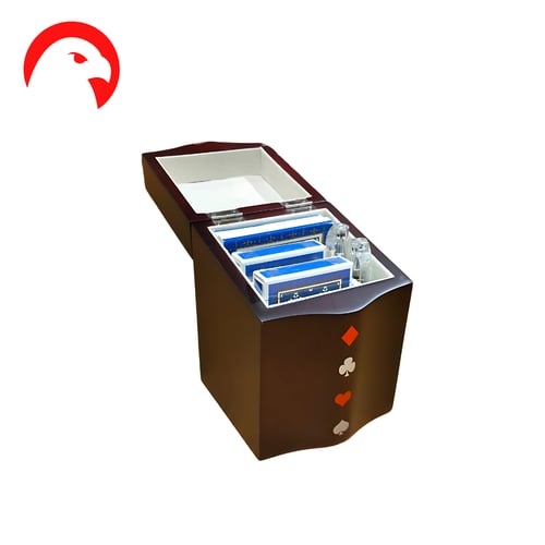 بوكس ورق بلوت - علبة خشبية فاخرة للعبة البلوت