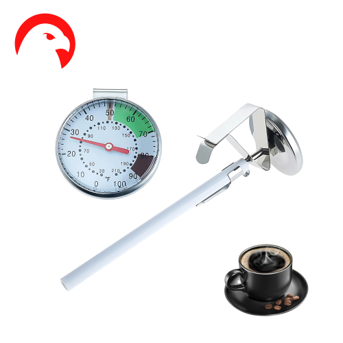 مقياس حرارة - مثالي للقهوة، المشروبات، رغوة الحليب...