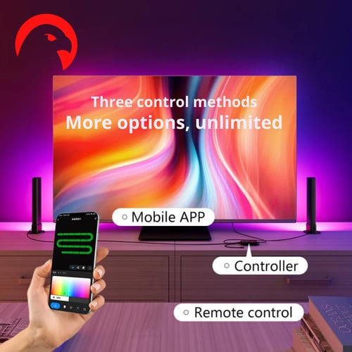 اضاءة REX المكتبي والخاص بالألعاب إضاءة ذكية RGB م...