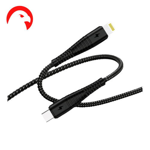 كابل PD شحن سريع iPhone قماش 1 متر / تكنل