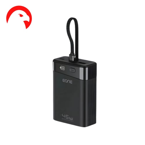 بطارية متنقلة Eone بقوة 45w / 20000mAh مدمج كابل ت...