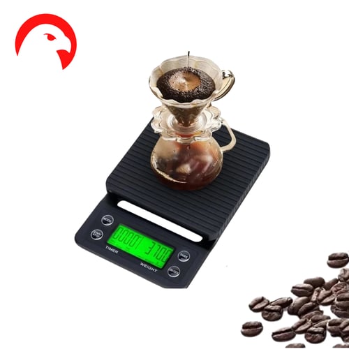 ميزان قهوة مع مؤقت رقمي - لعشاق القهوة