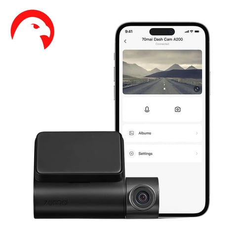 داش كام A200 تصوير امامي وخلفي | كاميرا سيارة ذكية