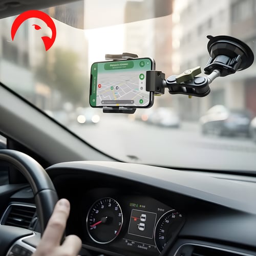 حامل جوال 2in1 بتقنية الشفط دوران 360 درجة - يوفو...