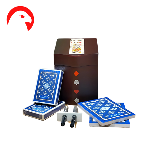 بوكس ورق بلوت - علبة خشبية فاخرة للعبة البلوت