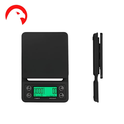 ميزان قهوة مع مؤقت رقمي - لعشاق القهوة