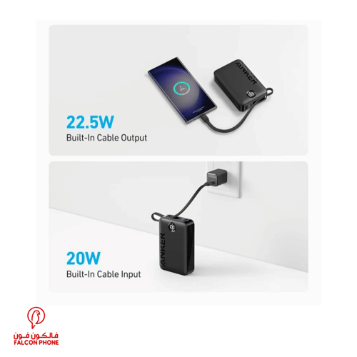 باور بانك أنكر 20000 ملي أمبير - بطارية متنقلة وشح...