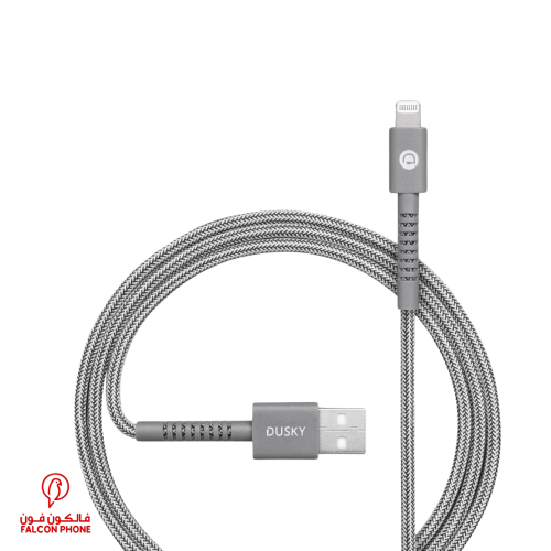 كابل ايفون قماشي 2 متر من دسكي لايتنينج اصلي