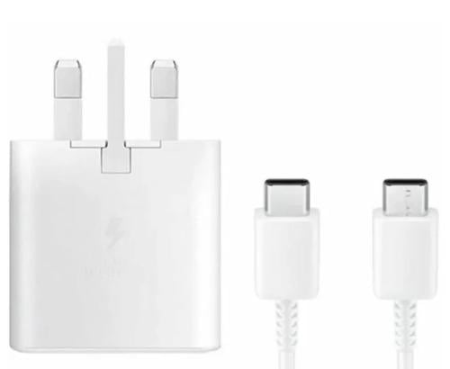 شاحن فائق السرعة بقدرة 25 W مع كابل Type-C