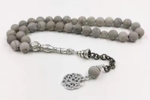 Natural stone rosary