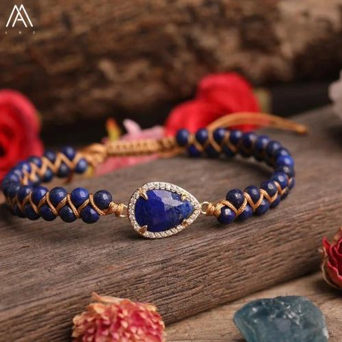 اساور حجر اللازورد من احجار طبيعيه