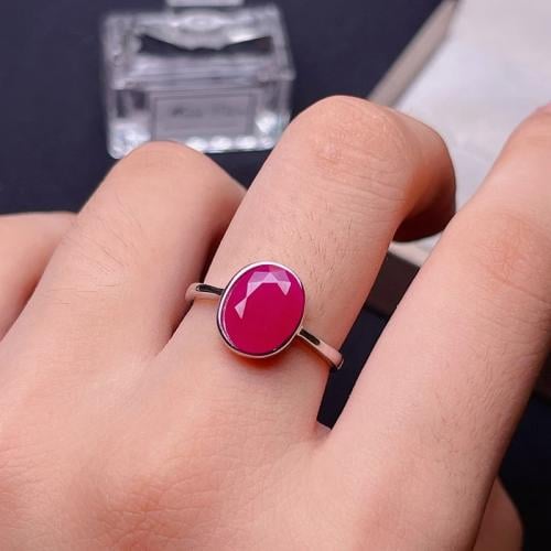 روبي الطبيعيى عيار 925 من الفضة