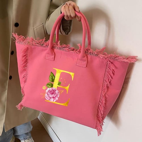 شنطة صيفيه بالحروف