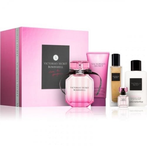 طقم فيكتوريا سيكرت بومب شيل نسائي 100 ملي 5 قطع