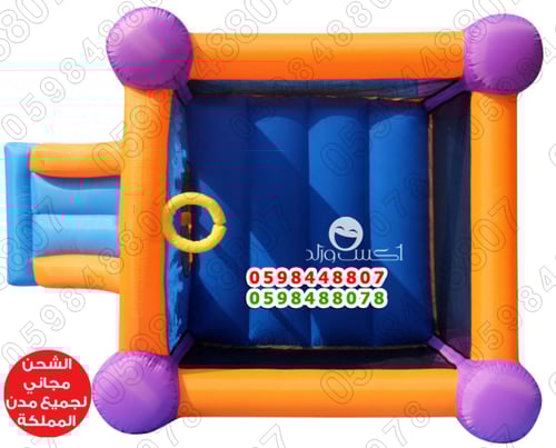 نطيطة و زحليقة ألعاب نارية 3×2.2×1.7 متر تكفي 4 اط...