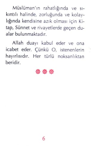 الدعاء الشامل ( باللغة التركية)