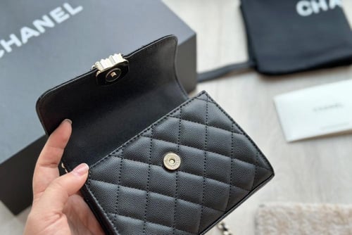 CHANEL MATILAS CAVIAR LEATHER