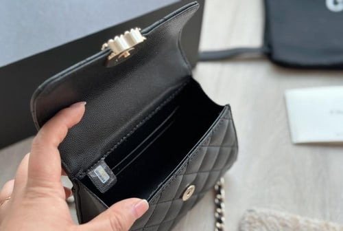 CHANEL MATILAS CAVIAR LEATHER