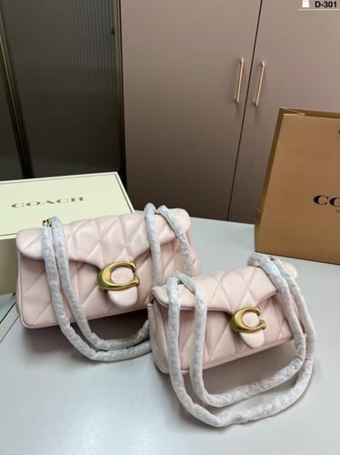 Coach baby pink tabby