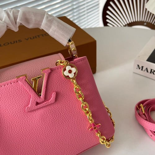 LV Capucines baby pink