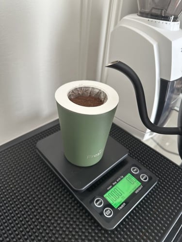 فلتر قهوة دائري مع حقيبه تغليف