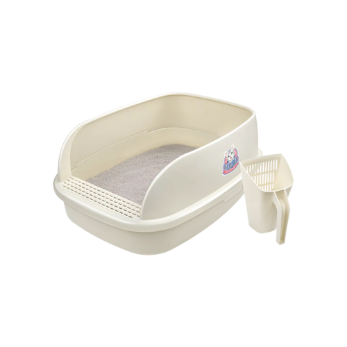 Cat Idea sand basin with creamy scoop