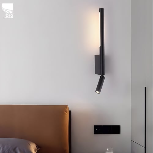 أبليك جداري مع إنارة قراءة