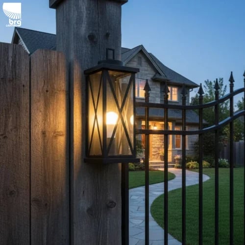 Outdoor wall lighting
