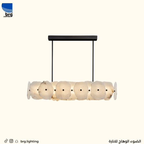 ثريا رخامي اسباني مارفل اسود مقاس 140 سم