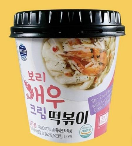 كعكة الارز الكوريه تويوكي بنكهه الكريم