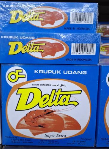 كروبوك روبيان ابيض دلتا ٥٠٠ غرام