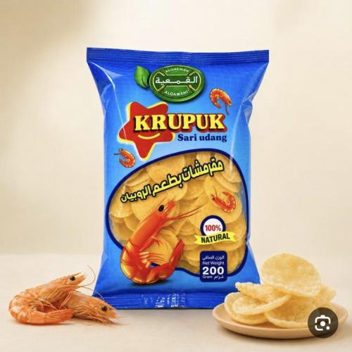 كروبوك ساري أودانغ القمعة 200 جرام | Krupuk Sari U...