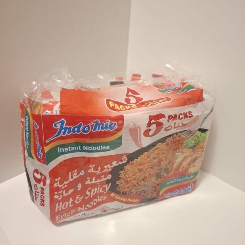 اندومي شعيريه مقليه متبله حارة 5حبات