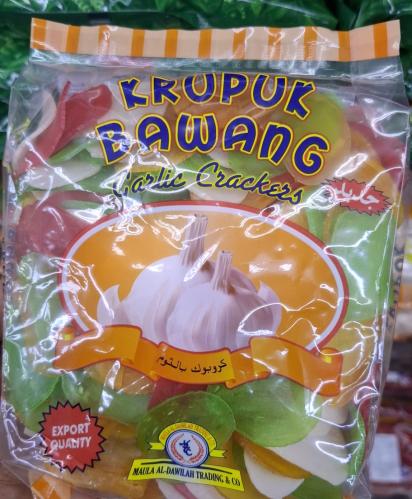 كروبوك ثوم قروش ملون ٢٠٠ غرام