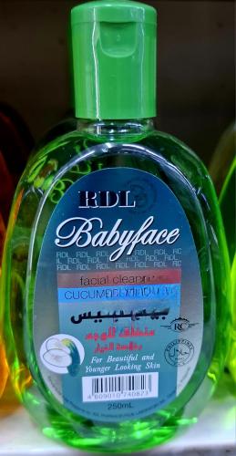 محلول منظف للوجه بالخيار RDL ٢٥٠ مل