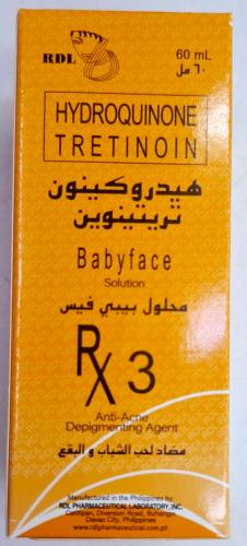 محلول مقشر للوجه rdl رقم ٣ ٦٠ مل