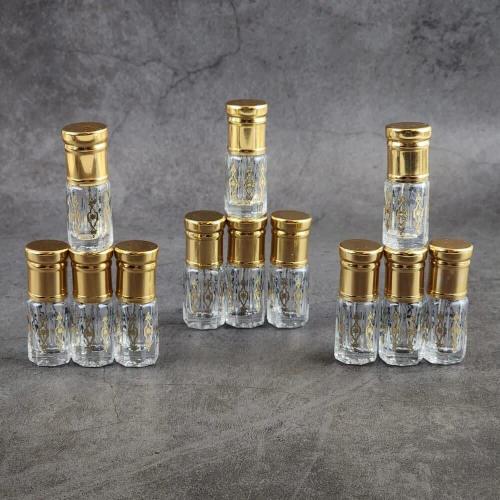 ربع تولة ميل زجاجي ذهبي