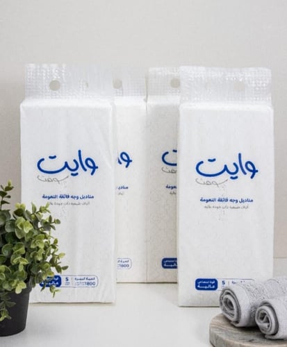 مناديل كبيرة معلقة ناعمة 4 عبوات