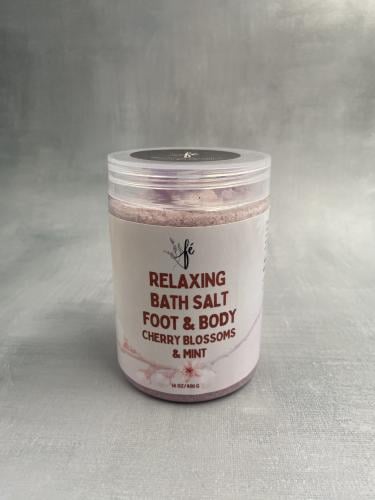 املاح رغويه معالجه للجسم بالكرز الياباني والنعناع