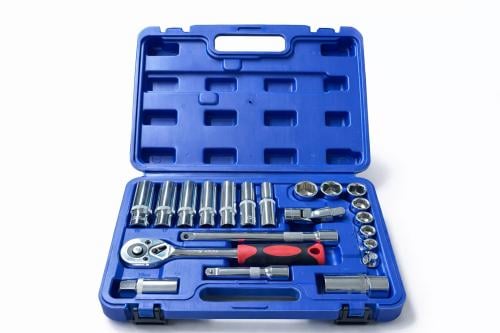 طقم مفاتيح بكس وراتشيت 3/8 إنش – 21 قطعة مع حقيبة...