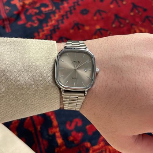 ساعه كاسيو فضي