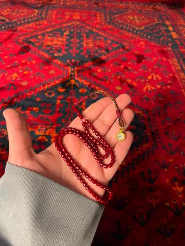 بكلايت نواعم تواير احمر مموج شكة ساعة