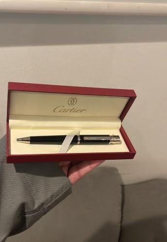 قلم كارتير اسود وفضي